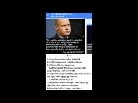 Justitieminister hittar på egen statistik