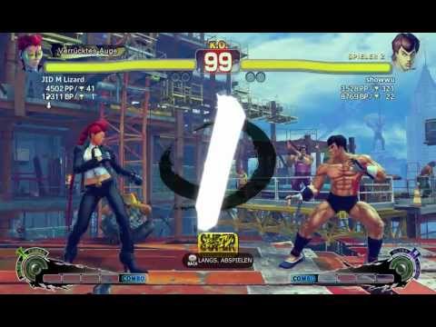 SSF4 AE: JID M Lizard [Viper] vs. showwu [Fei Long]