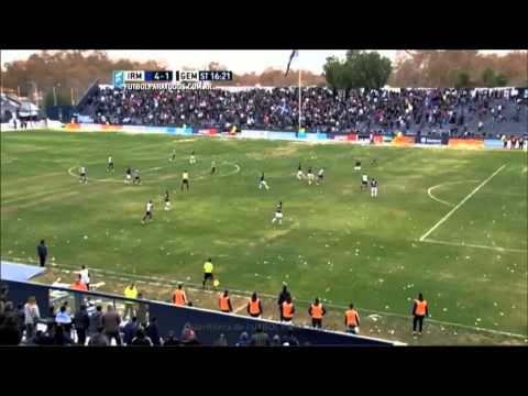 Gol de Carranza. Independiente RM 4 - Gimnasia (M) 2. Fecha 28. B Nacional 2015. FPT