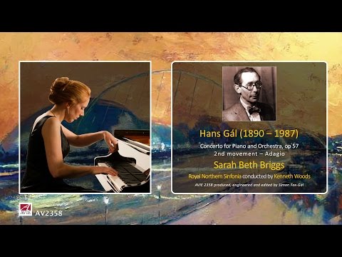 Hans Gál (1890 - 1987) Concerto for Piano and Orchestra, op 57. Adagio.
