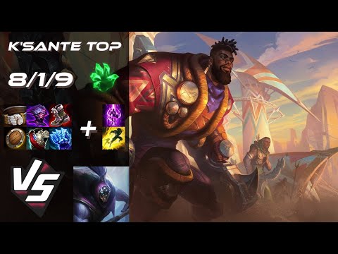 TOP K'Sante vs Jax - EU Challenger Patch 14.22