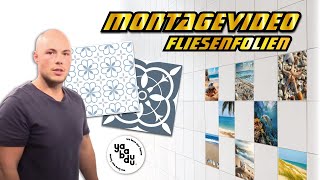 Fliesenfolien Verklebeanleitung