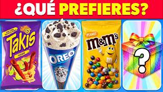 ¿Qué prefieres? - Reto de Comida Misteriosa 🍟🍔 Edición Snacks Populares