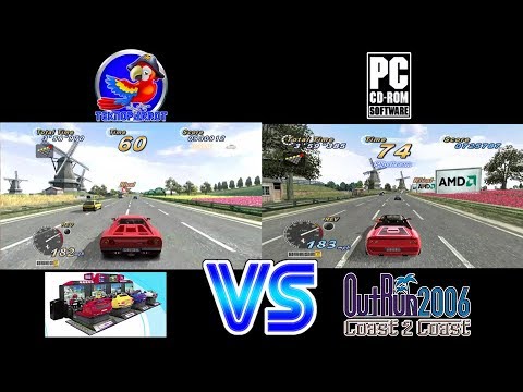 Outrun 2 SPDX Vs PC Outrun 2006 C2C (OR2 Route A - C2C Bonus Car)