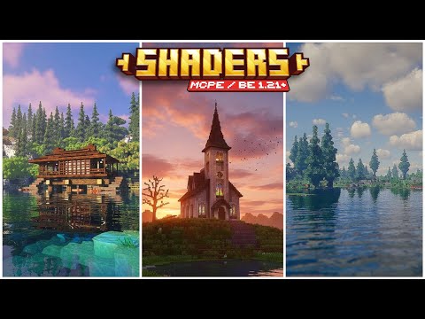 🤯 Top BEST MCPE/Bedrock Shaders 1.21: NO LAG & ULTRA REALISTIC Render Dragon Shaders