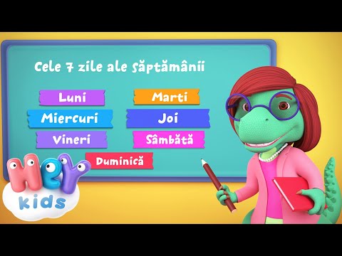 Zilele Săptămânii 📅 Cântec pentru copii de grădiniță - HeyKids