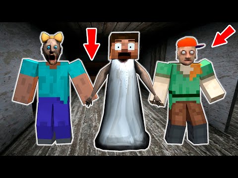 Granny vs Steve Minecraft vs Grandpa - funny horror school animation (p.65)