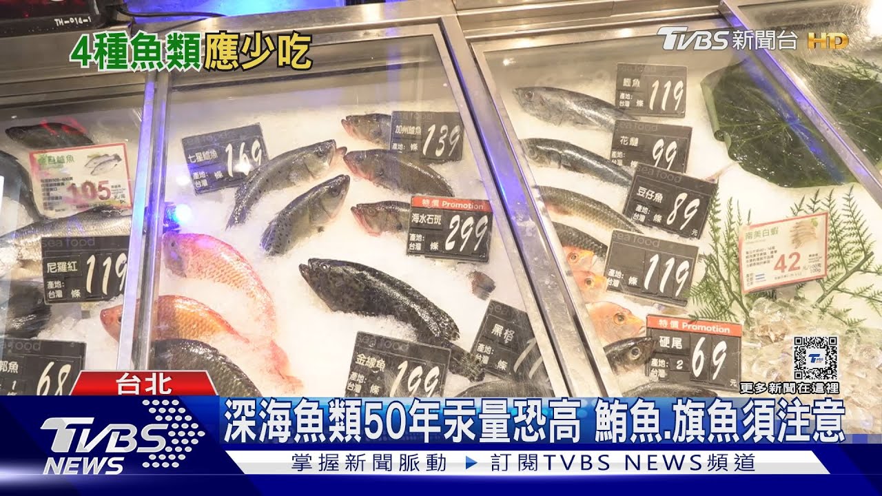 深海魚類50年汞量恐高 鮪魚、旗魚須注意