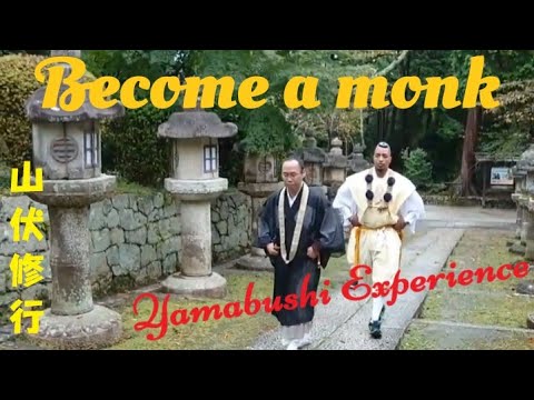 【Vlog -5】Becoming a Monk in Miidera Temple "Yamabushi Experience", Shiga Japan