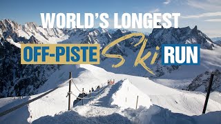 La Vallée Blanche in Chamonix - World&#39;s Longest OFF-PISTE Ski Run