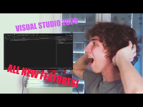 All new features in the new VISUAL STUDIO 2026!!