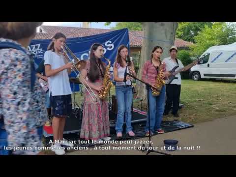 ambiance à Marciac capitale du Jazz