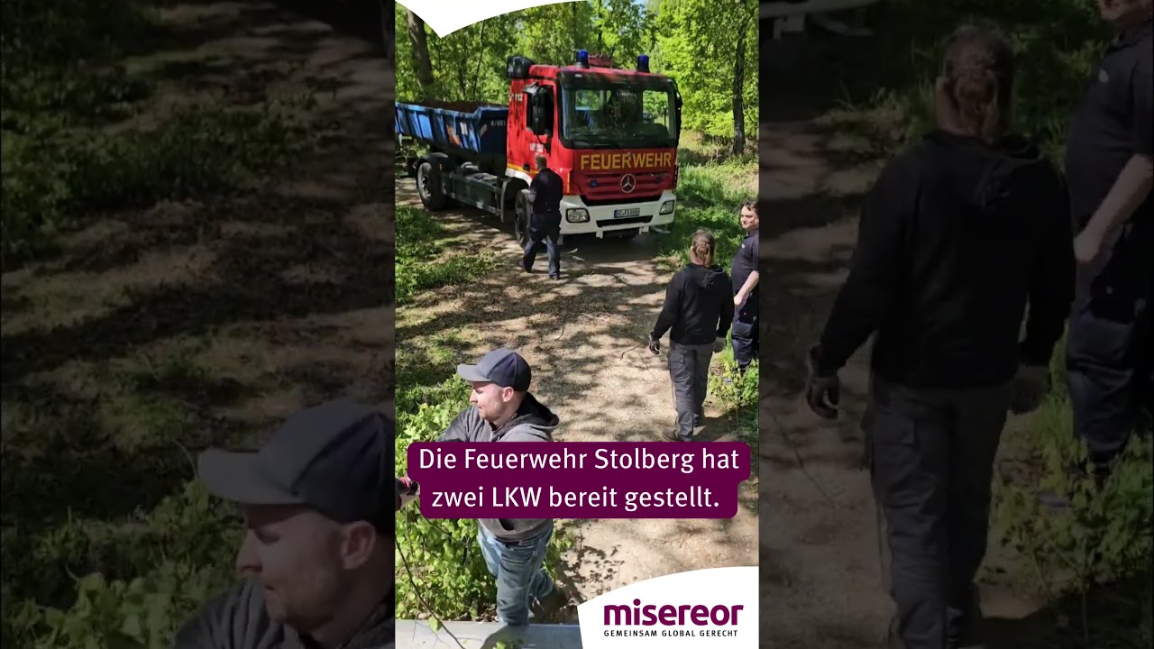 Maibaum-Aktion 2026 bei Misereor in Aachen
