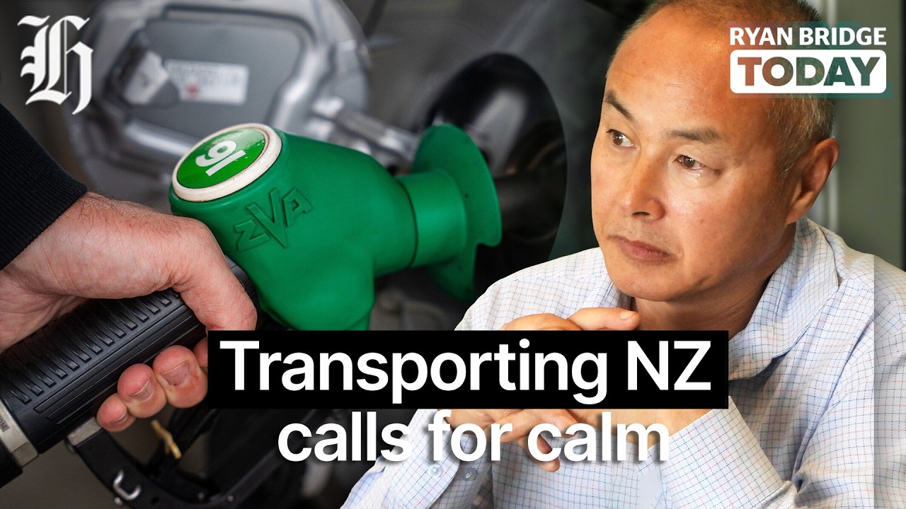 Transporting NZ calls for calm on petrol pricing| Ryan Bridge TODAY