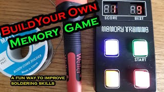 The Best Way To Practice Soldering Skills - Make A DIY Memory Game by ICStation