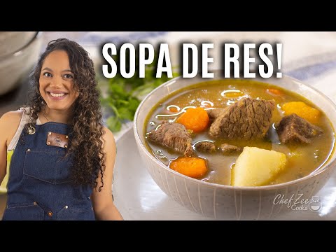 Dominican Sopa de Res | Beef Soup Recipe | Chef Zee Cooks