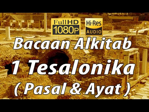 Alkitab Suara - 1 Tesalonika  Full HD, pasal & ayat