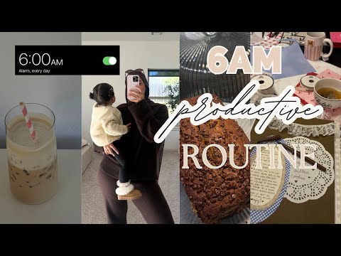 6am productive day in my life: finally taking care of me 1 year post baby…..