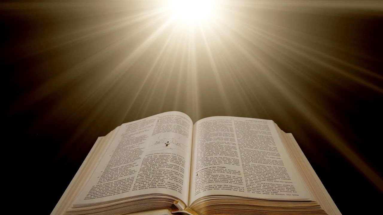 Bible Light Rays - Moving Background