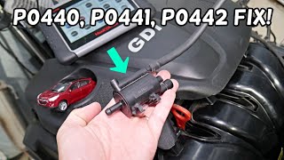 HYUNDAI TUCSON CODE P0440 P0441 P0442 EVAP PURGE CONTROL FIX