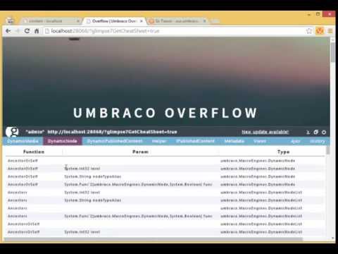 Glimpse Extensions for umbraco 7 demo 1