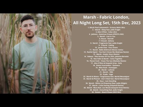 Marsh - Fabric London, All Night Long Set, 15th Dec, 2023 with Tracklist
