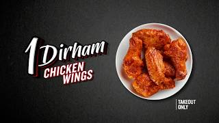 1 Dirham is a big deal at Pizza hut