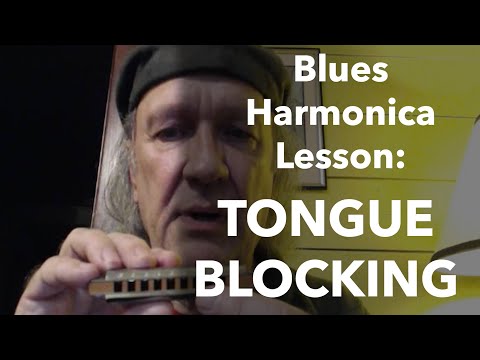 Blues Harmonica Lesson: Boll Weevil [TONGUE BLOCKING AND CHORDING A MELODY]