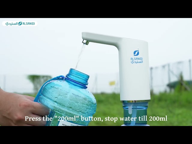 مضخة ماء كهربائية 4 واط*1.2 امبير- سهلة الحمل والتركيب، توفر صب دقيق بلمسة زر، تدوم بطاريتها لفترات طويلة،ضمان سنتان