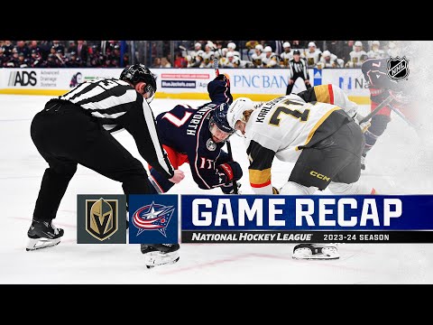 Golden Knights @ Blue Jackets 3/4 | NHL Highlights