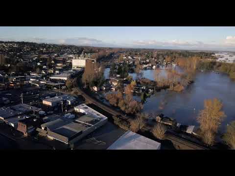 Flooding in Ferndale, Washington (11/16/21)
