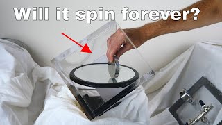 Video thumbnail for Spinning Euler's Disk in a Vacuum Chamber—Will it Spin Forever? by The Action Lab