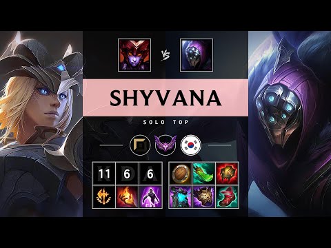 Shyvana Top vs Jax - KR Master Patch 25.19