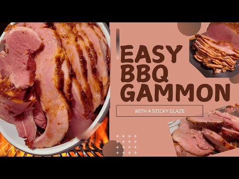 Easy BBQ Gammon with Sweet Honey Mustard Glaze | Perfect Every Time! 🔥🍖