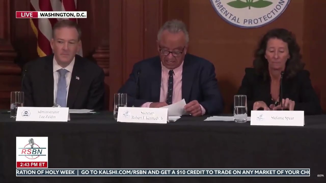 WATCH: EPA and HHS Drop Massive Announcement on Water Quality Standards - 04/02/26