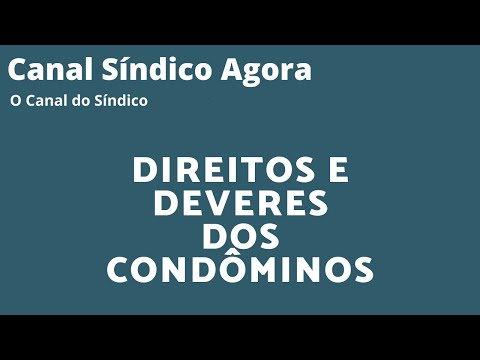 Direitos e Deveres dos Condôminos