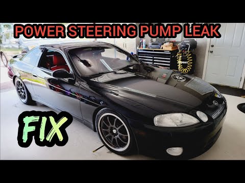 2JZ SC300 AND GS300 POWER STEERING PUMP LEAK FIX
