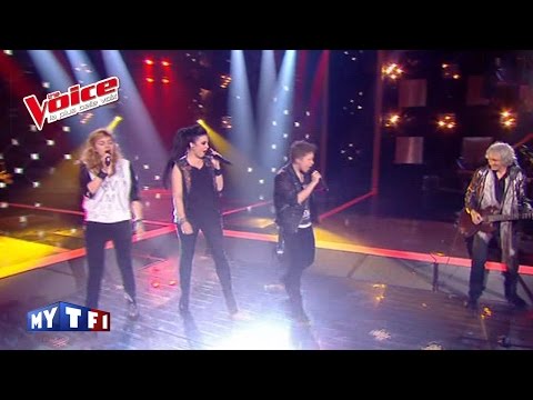 Aerosmith – Cryin' | Louane, Cécilia Pascal, Loïs Silvin & Louis Bertignac | The Voice 2013| Prime 4