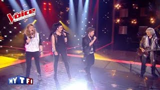 Aerosmith – Cryin&#39; | Louane, Cécilia Pascal, Loïs Silvin &amp; Louis Bertignac | The Voice 2013| Prime 4