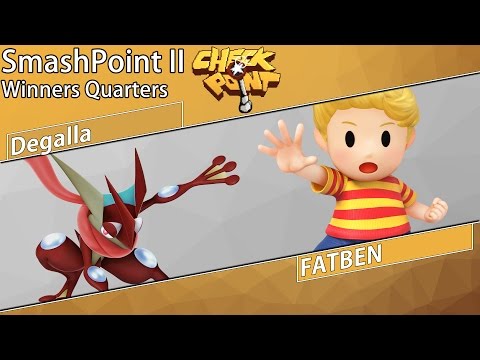 SmashPoint II - GriM|Degalla (Greninja) Vs. GriM|FATBEN (Lucas) Winners Quarterfinals