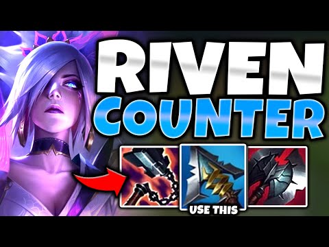 HOW RIVEN TOP 100% COUNTERS ALL TOPLANER TANKS! (THIS IS HOW) - S12 Riven TOP Gameplay Guide