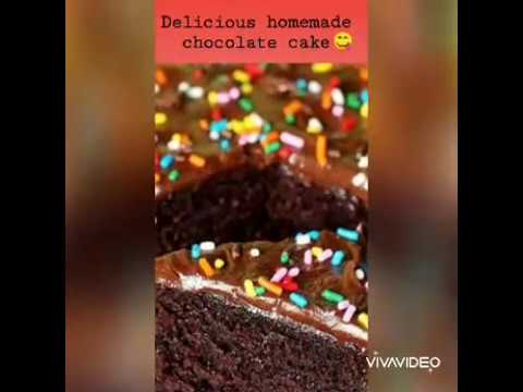 delicious homemade chocolate cake