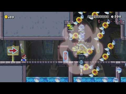 4-7:Flooded Manor's Basement by Myuu - Super Mario Maker - No Commentary 1bk