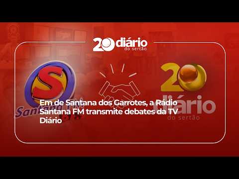 Em de Santana dos Garrotes, a Rádio Santana FM transmite debates da TV Diário