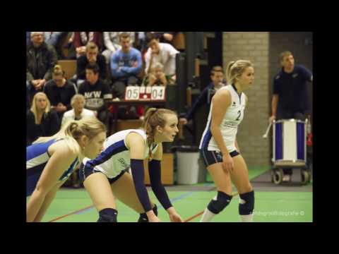 161203 Sliedrecht Sport Dames 1 - Eurosped TVT Dames 1 (Foto's: Ron de Groot)