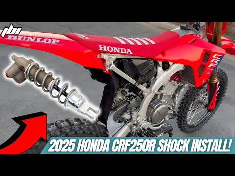 2025 Honda CRF250R Rear Shock Install | EASIER Than You Think!