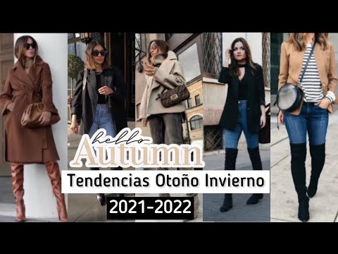 TENDENCIAS OTOÑO INVIERNO 2021-2022  MODA Y TENDENCIAS EN BOTAS Y BOTINES PARA OTOÑO INVIERNO 21•22
