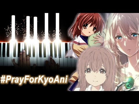 Kyoto Animation Tribute - Piano Medley (From 13 Anime) | 京都アニメーション火災 応援 ピアノメドレー // 13アニメ