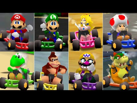 Mario Kart 64 - Amped Up 3.00 // All Playable Characters