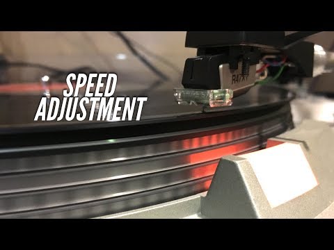 Using Pitch Control to Adjust Turntable Speed